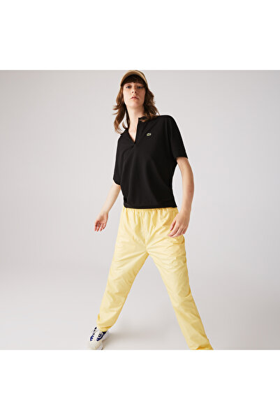 Lacoste Kadın Relaxed Fit Siyah Polo