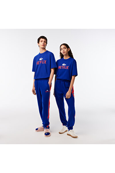 Lacoste Netflix Unisex Mavi Eşofman Altı