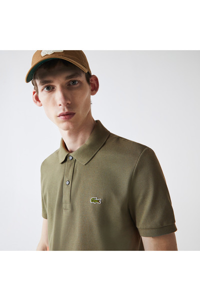 Lacoste L.12.12 Erkek Slim Fit Haki Polo