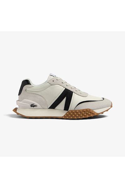 Lacoste حذاء رياضي L-spin Deluxe للرجال باللون البيج