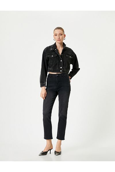 Koton Blugi Slim Fit din Bumbac - Blugi Eve Slim cu buzunare