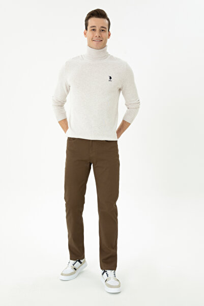 U.S. Polo Assn. بنطال قماش جوز الهند / تشينو للرجال 50271485-VR153
