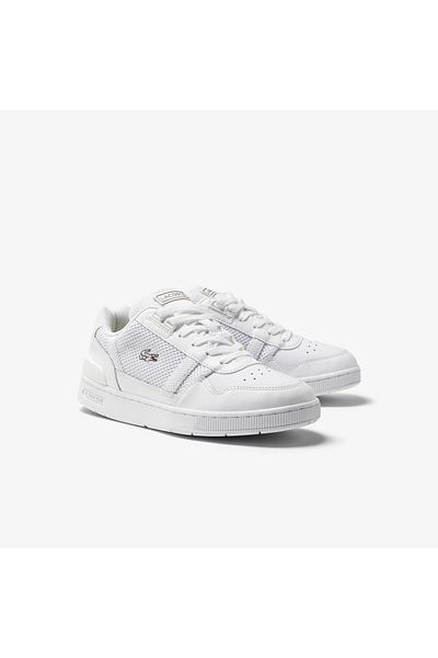 Lacoste T-Clip Piqué Women's White Sneakers