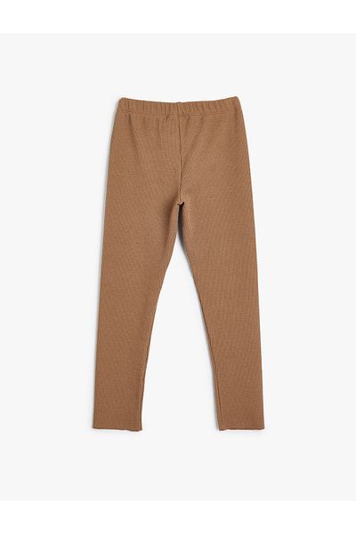 Koton Basic Tights - Ribbed and Single Pocket Detail