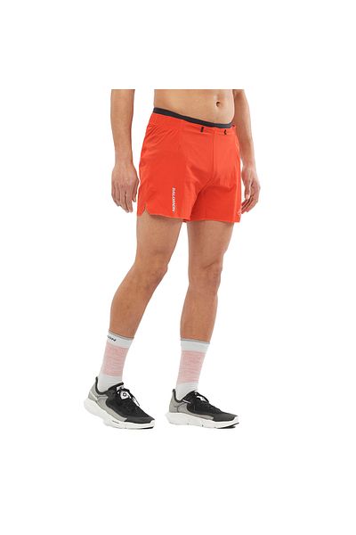 Salomon Sense Aero 5" Men's Running Shorts - Red
