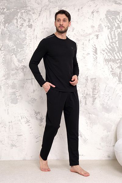 Damat Ds Groom Maschio Cotton Pajama Set BLACK