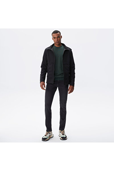 Lacoste Erkek Kapüşonlu Siyah Mont