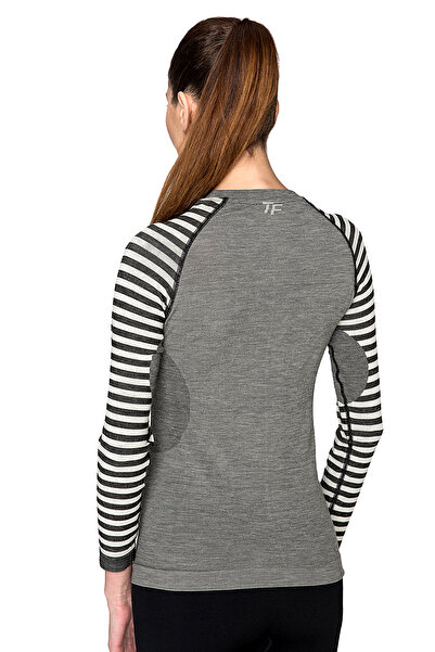 THERMOFORM Ultimate Merıno Kadın Seamless Termal Sweatshirt Antrasit