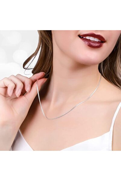 CAXBERN قلادة سلسلة إيطالية رفيعة من الفضة الاسترليني للجنسين