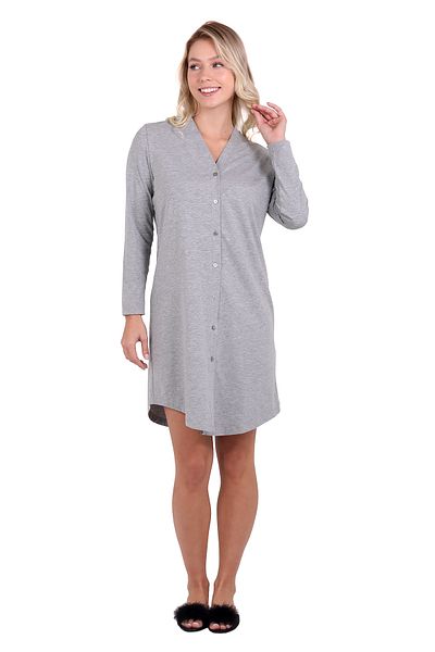 uandm U&me V-Neck Shirt Dress Anthracite