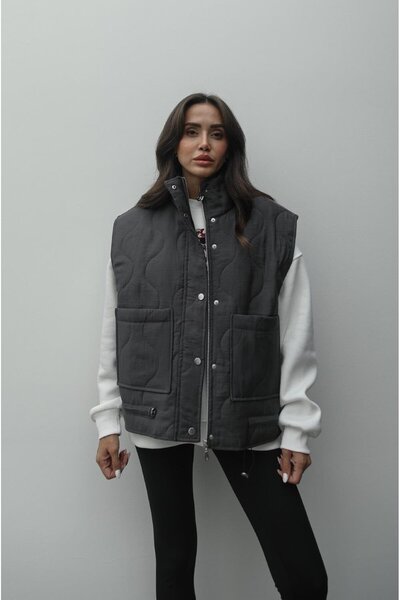 Havoş Καπιτονέ γιλέκο με τσέπη καπνιστή τσάντα