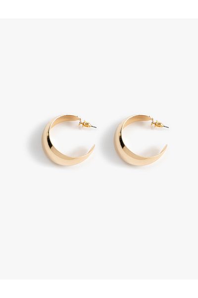 Koton Steel Hoop Earrings