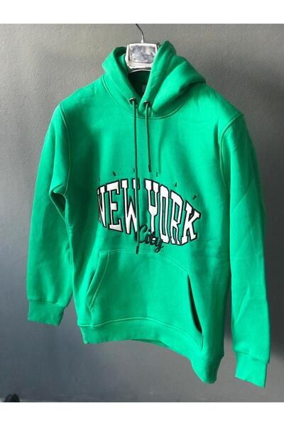 More Black Hooded Unisex New York City Sweatshirt