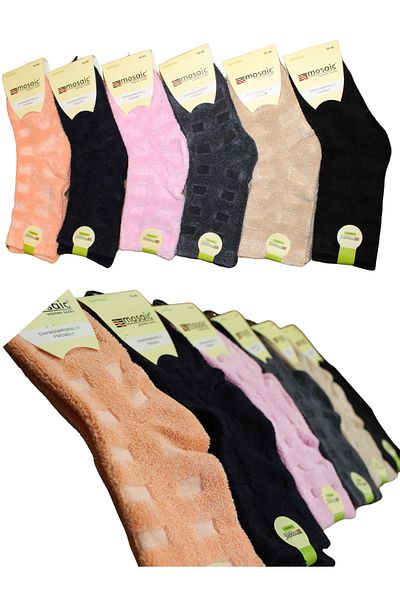 socksbox Γυναικείες χειμερινές κάλτσες μπαμπού/36-40/πλεκτό πίσω