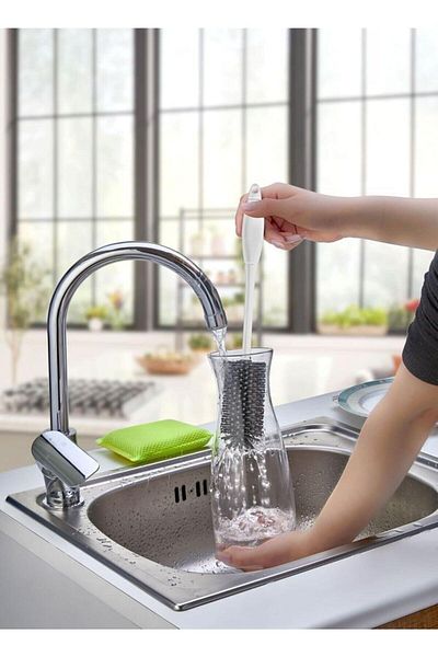 Egonex Silicone Bottle Baby Bottle Canning Jar Flask Cleaning Brush Multi-Purpose Cleaning Brush Bpa Free
