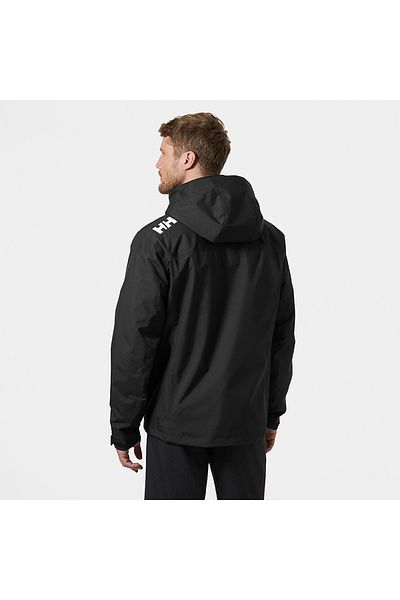Helly Hansen Crew Hooded Midlayer 2 Men's Black Hooded Coat