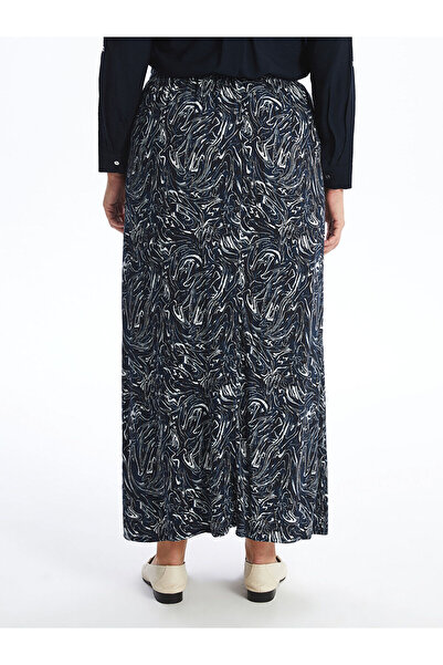 LC Waikiki Lw - Mintás női szoknya elasztikus derékkal