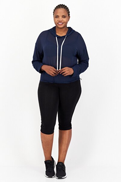 Tommy Hilfiger Women Sportswear Fit Long Sleeve Training Hoodie, Navy
