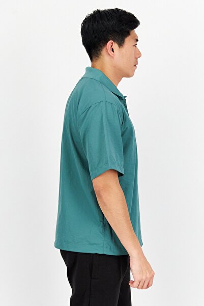 Fila Men Sportswear Fit Brand Logo Training Polo Shirt, Sage Green