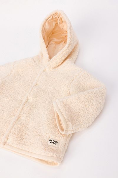 Woody 133 Parchment Hooded Coat - Bjb