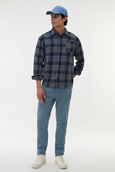 Mudo بنطال قطني بقصة ضيقة