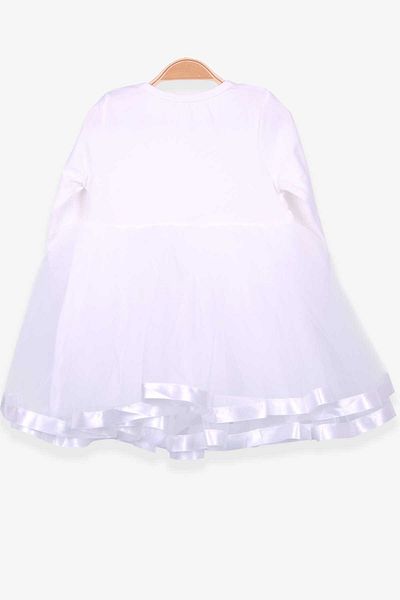Breeze Girl's Long Sleeve Dress - Ecru 1.5-5 Years