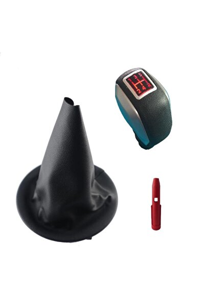 Moda Garage Peugeot Partner Berlingo Led Işıklı Spor Vites Topuzu Ve Körüğü M...