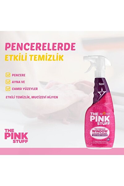ThePinkStuff Mucizevi Vinegar Cam Temizleyici 750ml
