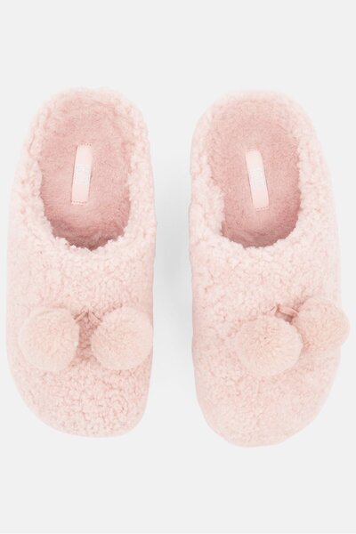 Fitflop Women Shuv Pom Lounge Slippers, Pink