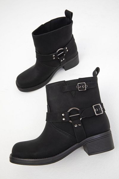 SOHO 19678 Model Black Matte Women's Boots and Booties