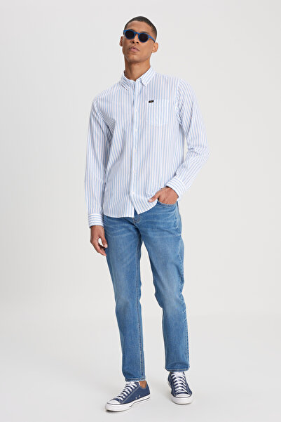 Lee Regular Fit Regular Cut 100% Cotton White Shirt