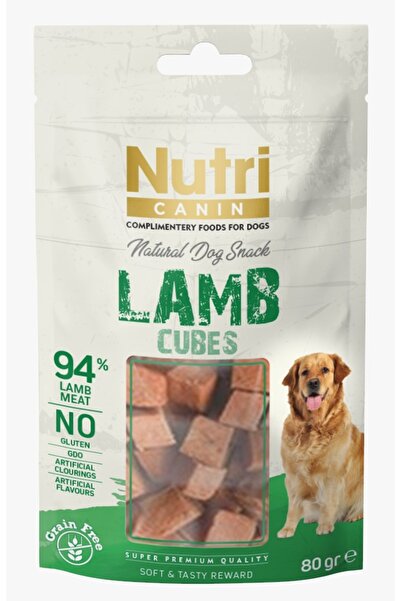 Genel Markalar Natural Dog Snack Lamb Cubes Kuzulu Köpek Ödül 80 Gr