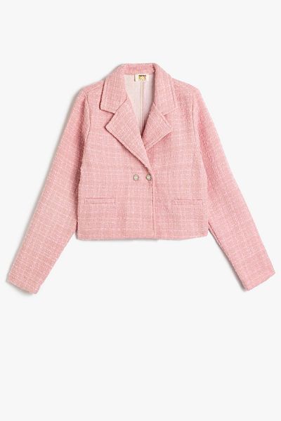 Koton Rosa Jacke für Mädchen 5WKG20067AW