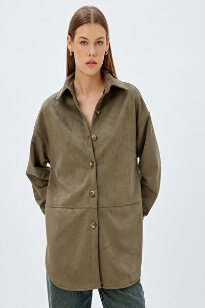 Koton Green Women's Jacket 5Wak20171Ew