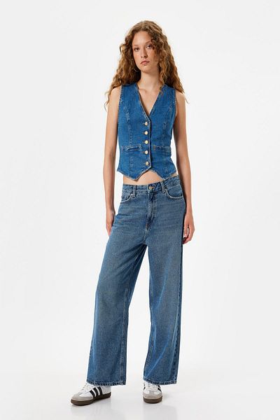 Koton Dark Indigo Women's Jeans - 5Wal40111Md