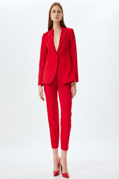 Koton Red Women's Jacket 5Wak50018Uw