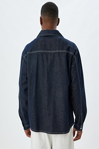 Koton Férfi felnőtt sötét indigó dzseki - 5WAM50011ID