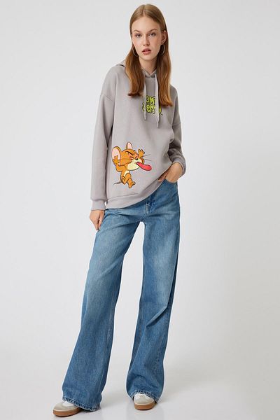 Koton Gray Young Sweatshirt 5Wal10283Ik