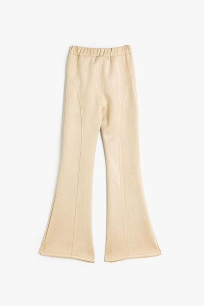 Koton Beige Girl's Trousers 5Wkg40206Ak
