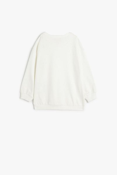 Koton White Baby Girl Sweatshirt 5Wmg10140Ak