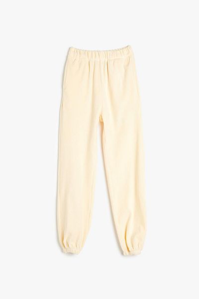 Koton Ecru Girl's Sweatpants 5Wkg40096Ak