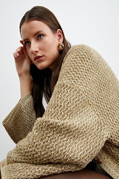 Koton Gold Women's Cardigan 4Wak90465Ht