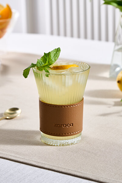 Karaca Leather Cool Touch Latte Bardağı 210 Ml Kahverengi