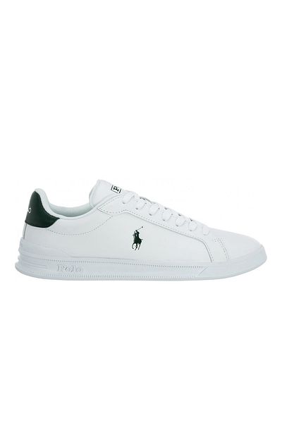 Ralph lauren white leather sneakers clearance