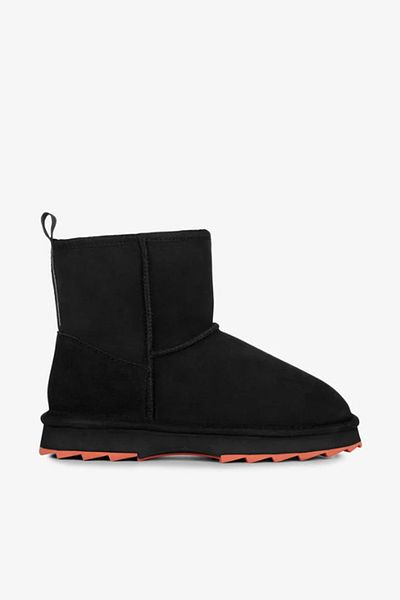EMU Australia Schwarze Damenstiefel SHARKY MINI aus Leder
