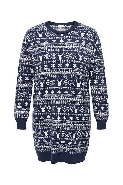 Only Carmakoma Rochie KNT Model Carxmas Winter LS O-Gât