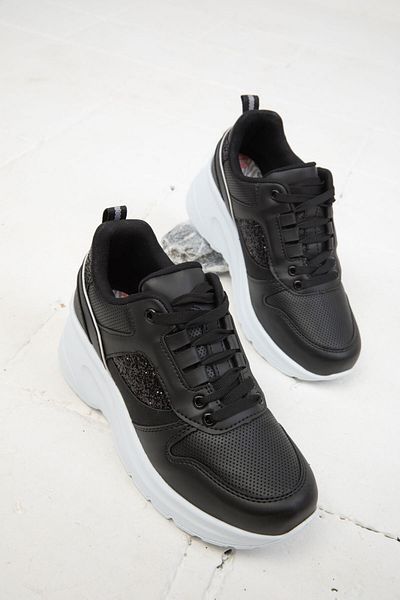 SOHO 1973 Modell Schwarzer Damen-Sneaker