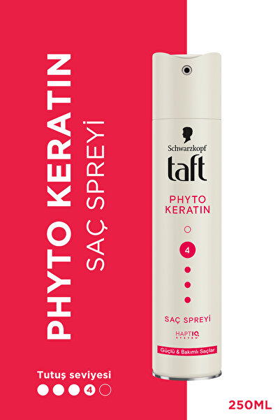 Taft Phyto Keratin Saç Spreyi No:4 250ml - Güçlü Koruma