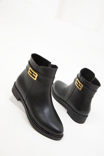 SOHO Women's Black Boots - 19804 Model Bootie