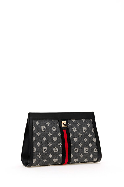 Pierre Cardin Damen-Umhängetasche aus schwarzem Denim 05PO24K1982